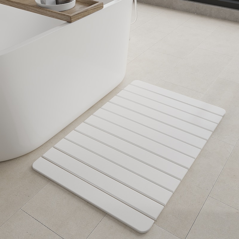 Diatomite Quick Dry Stone Large Wide 35" x 24" Bath Mat