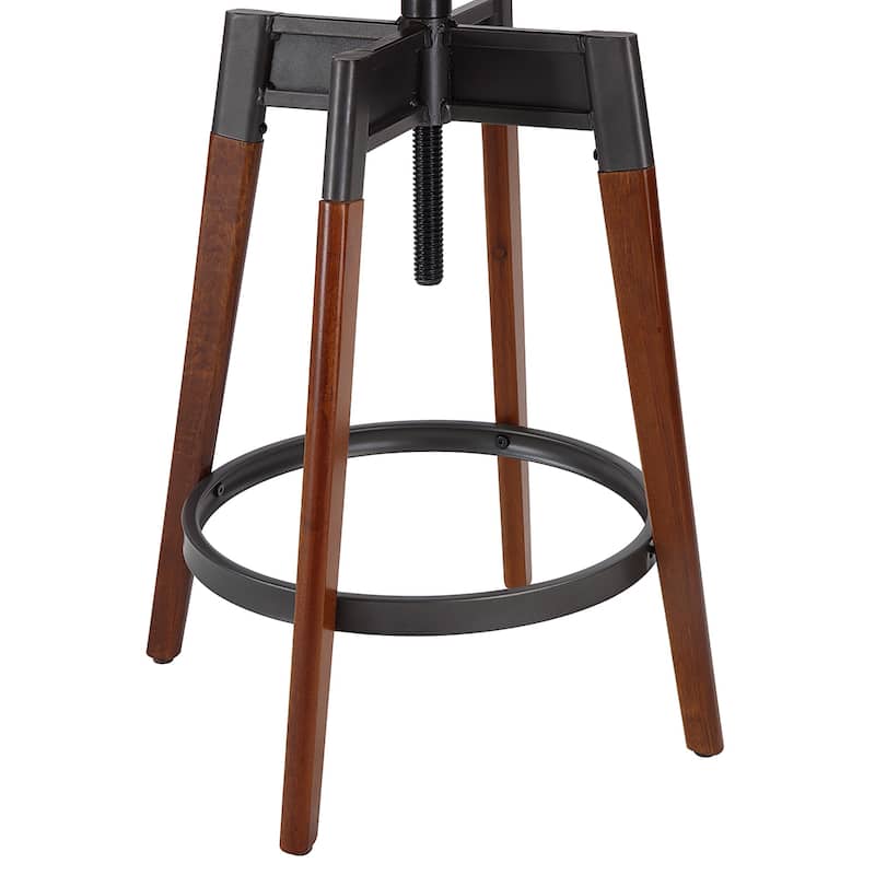 Azalea Park Modern Wood Adjustable Swivel Counter Stool - 13.98 W x 13.98 D x 24.29-29.21 H"