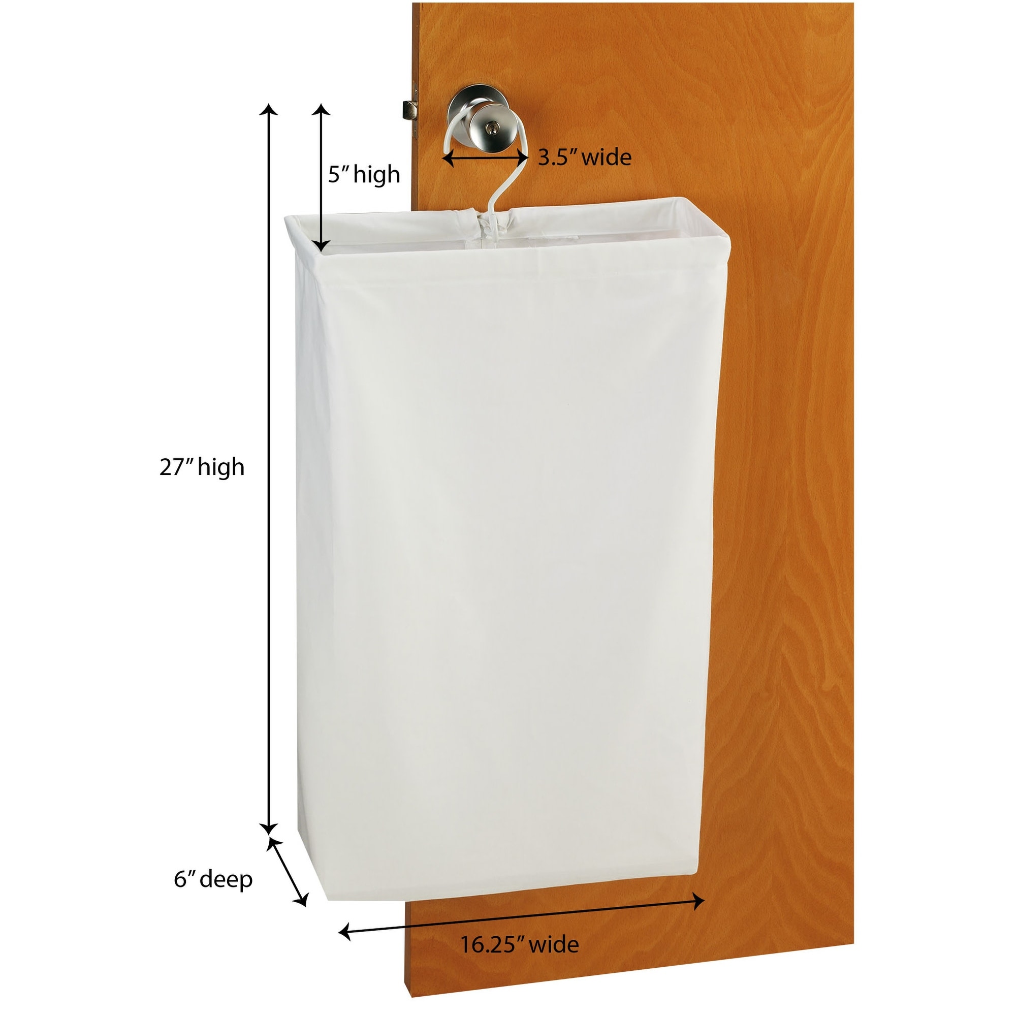 Door Hanging Laundry Bag with Loop Handle On Sale Bed Bath