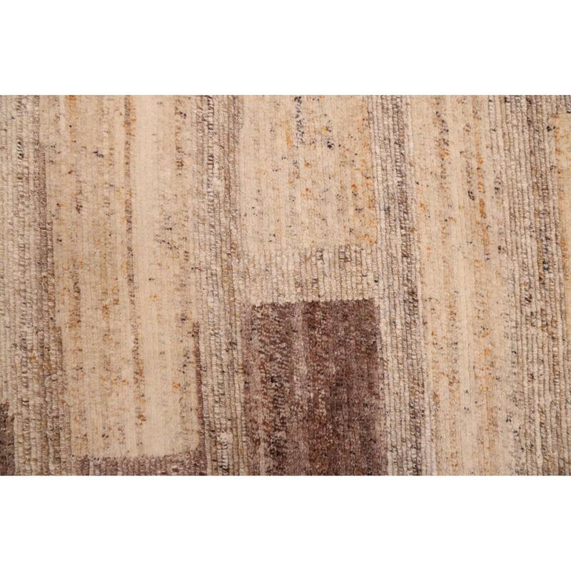 ECARPETGALLERY Hand-knotted Opulence Beige Wool Rug - 7'11 x 9'5