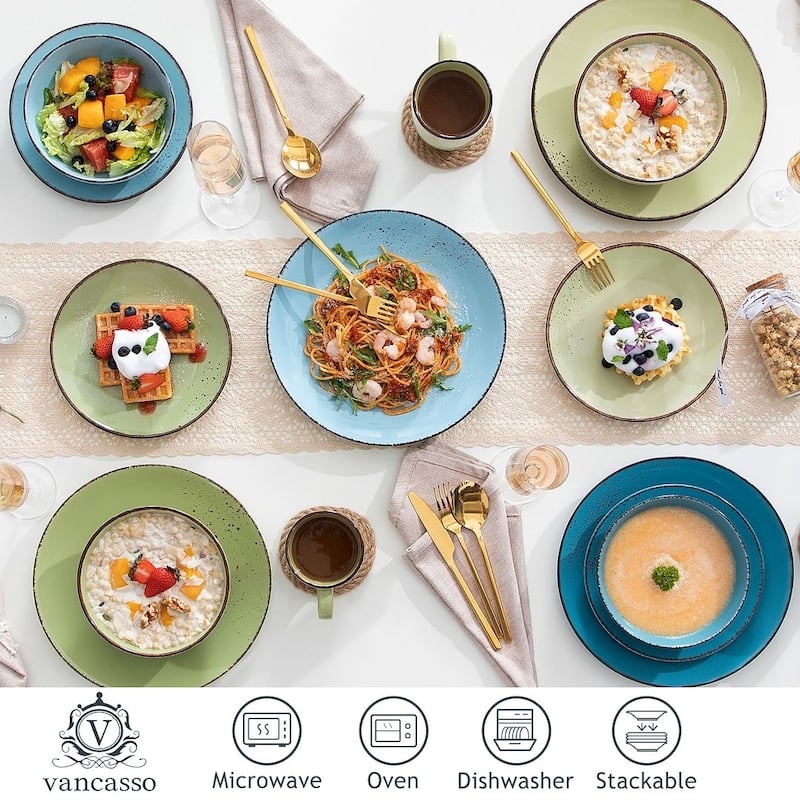 vancasso Navia Multicolored 16 Pieces Dinner set (Service for 4)