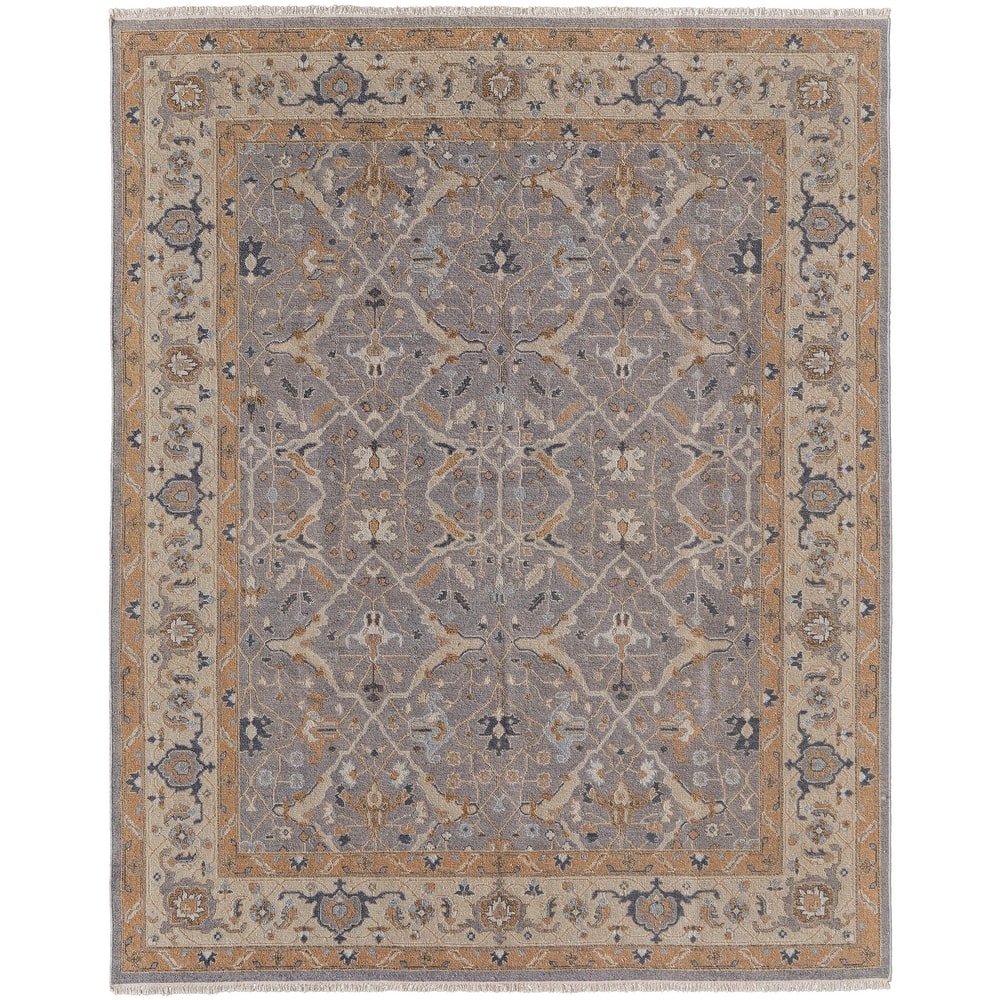 Grand Bazaar Aleska Hand Knotted Oriental Traditional Area Rug