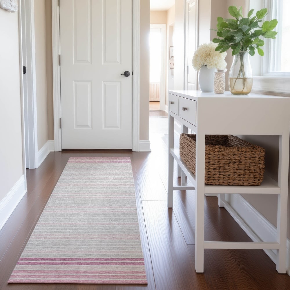 Premium Washable Super Soft Border Geo Mayfield Rug