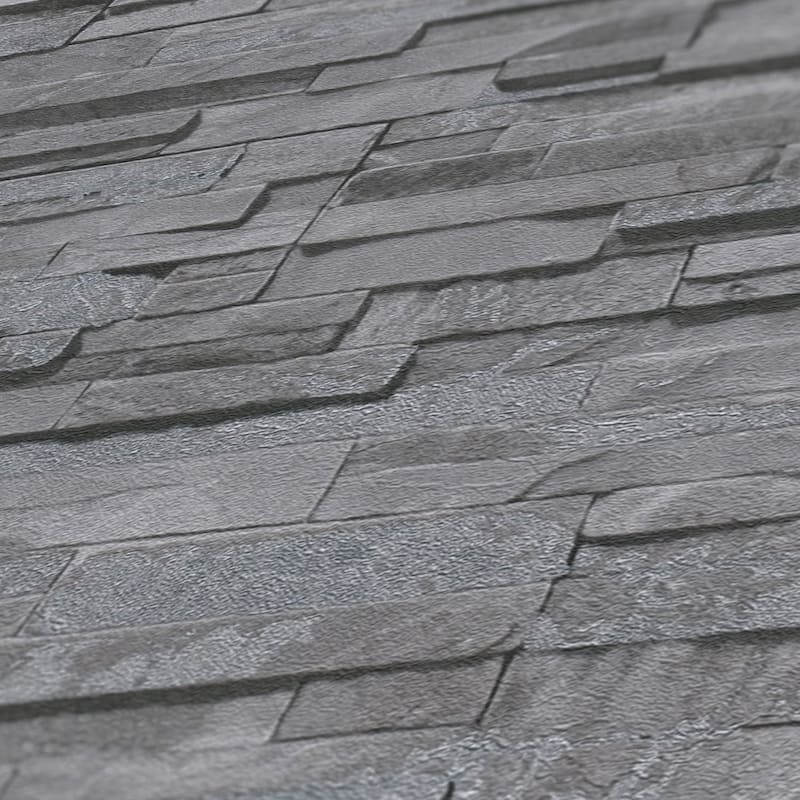 Galerie Wallcoverings Bricks and More Collection Granite Stone Effect Matte Finish Vinyl on Non-woven Wallpaper Roll