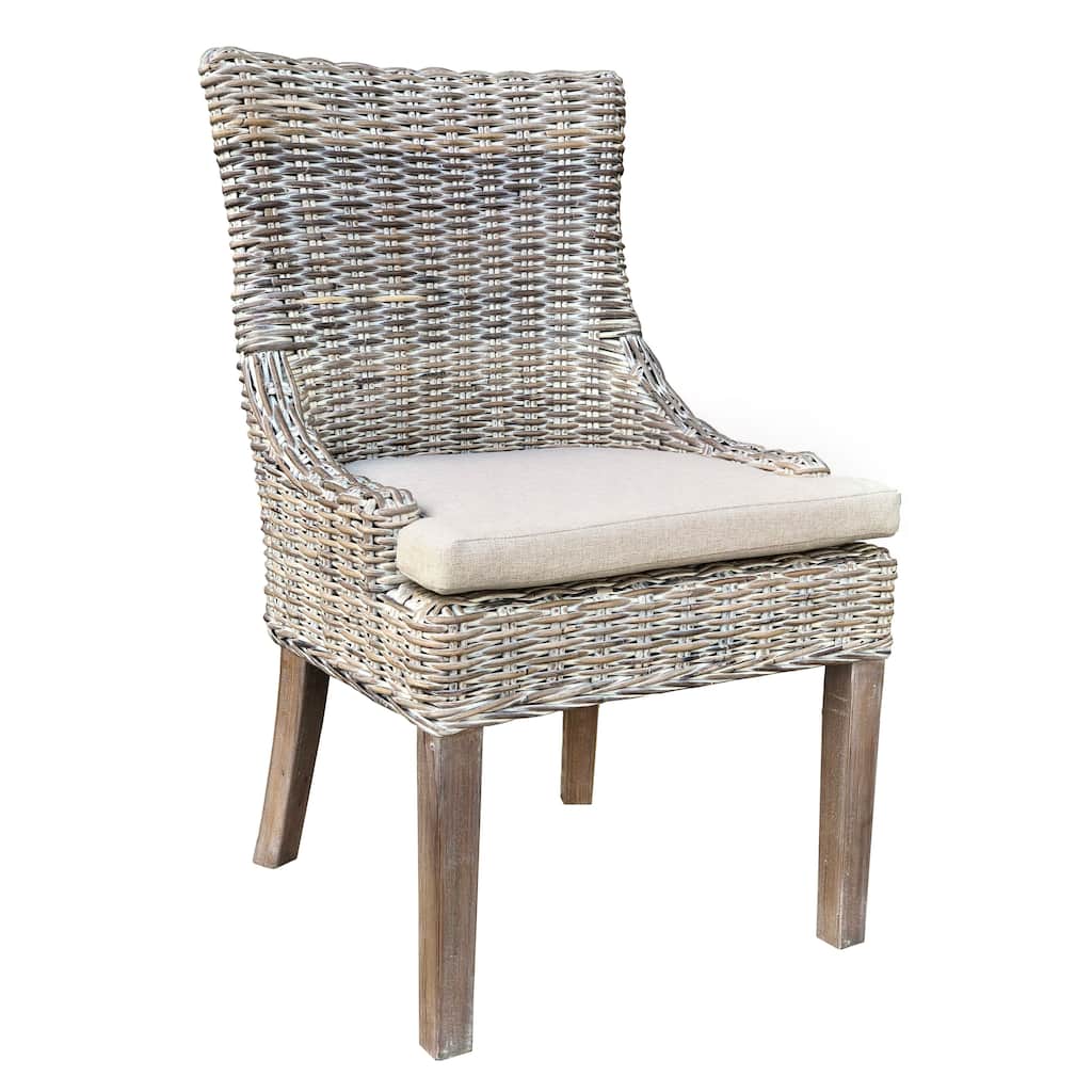 Alfresco Dining Chair Kuba Weave Savannah Wash