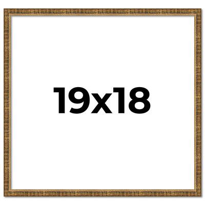 19x18 Frame Gold Kingsley Distressed Solid Wood Picture Frame Width