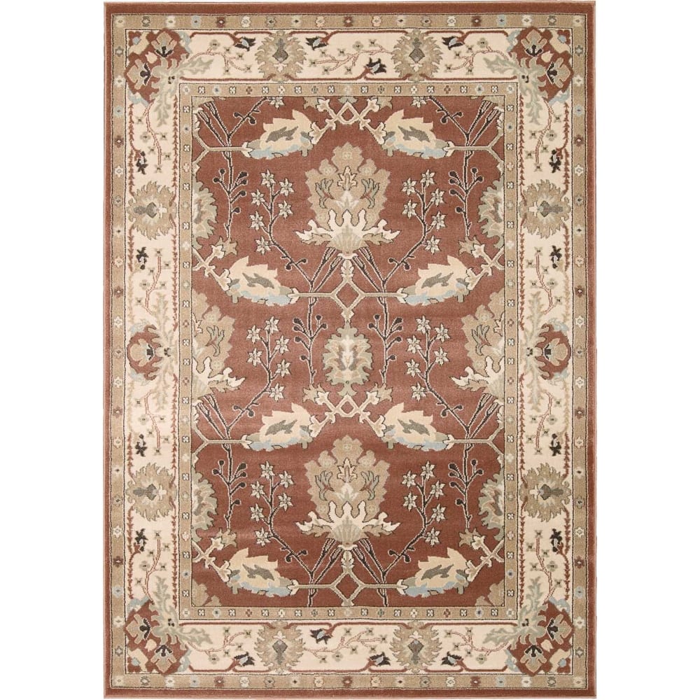 Nourison Walden Traditional Persian Floral Bordered Area Rug
