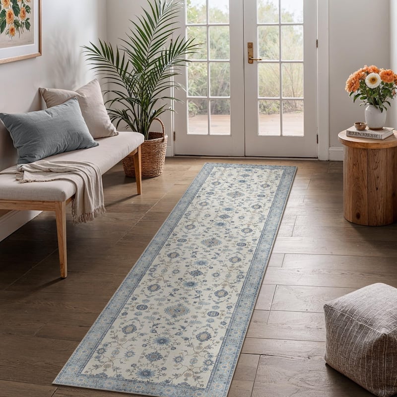 Mcow Low Pile Machine Washable Non-Slip Area Rug