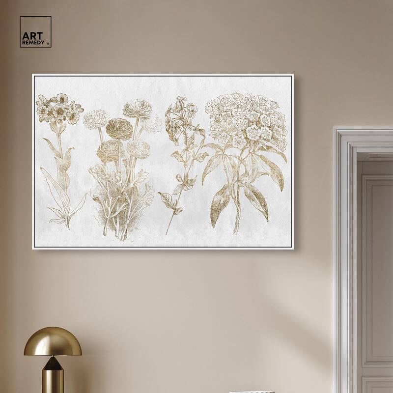 Floral Selection Quad Canvas by Art Remedy
