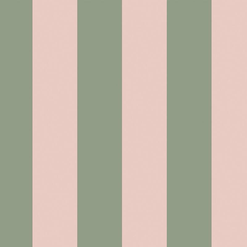 Cath Kidston Canopy Stripe Green & Pink