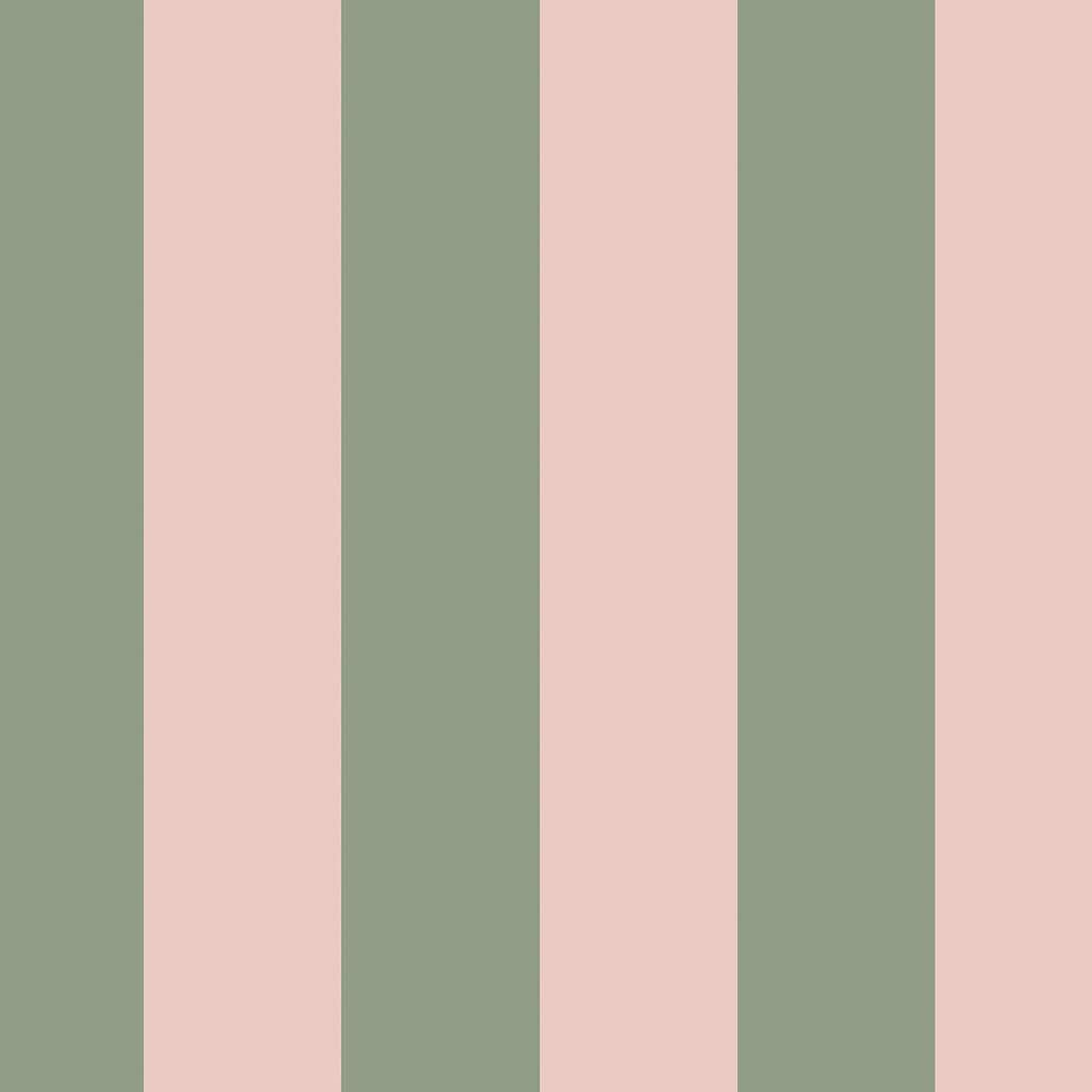 Cath Kidston Canopy Stripe Green & Pink