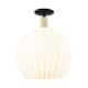 Option Black Antique Brass / White Venetian