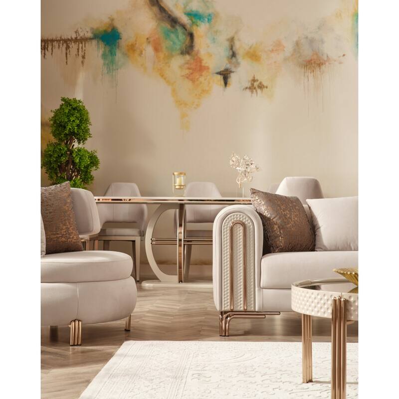 FreshVibe 2 Pieces Living Room Sets 1 Sofa 1 Chair