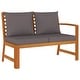 preview thumbnail 58 of 83, vidaXL 4/5/6/7/9/11 Piece Patio Dining Set with Cushions Solid Wood Acacia