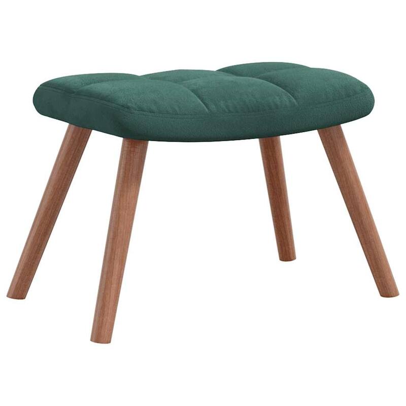 vidaXL Rocking Chair Accent Side Chair Padded Seat for Living Room Velvet