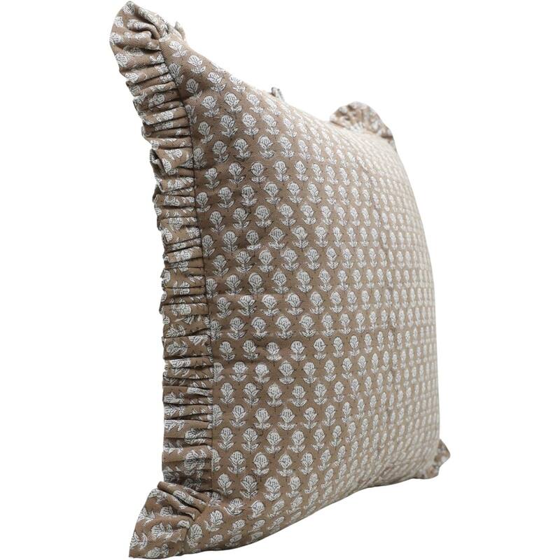 Fabdivine Cotton Farmhouse Block print pillow Cover