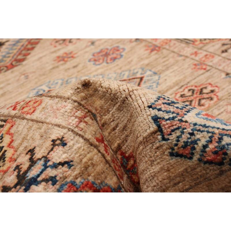 ECARPETGALLERY Hand-knotted Aryana Tan Wool Rug - 2'9 x 8'1