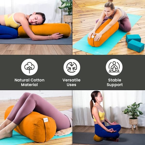 Yoga Bolster Pillow Cuscino da meditazione Accessori da meditazione per