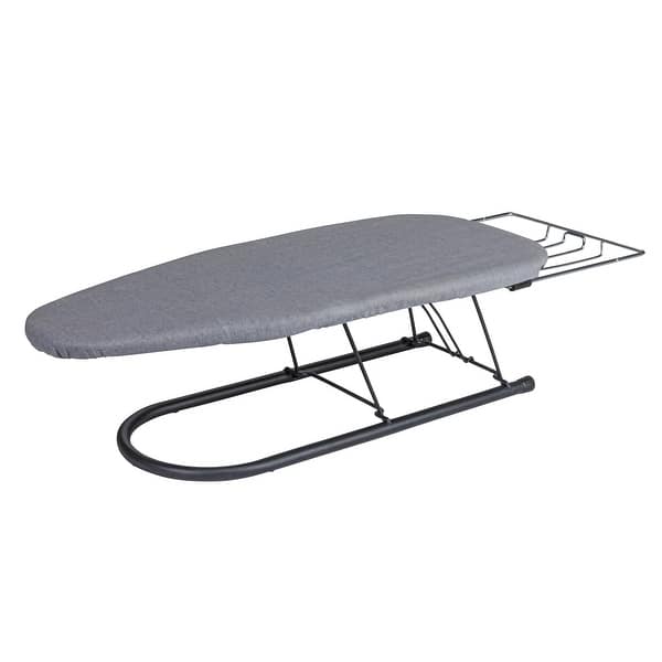 Household Essentials Tabletop Ironing Board with Iron Rest - Black