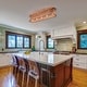 preview thumbnail 14 of 21, 4/5-Light Glam Distressed Copper Crystal Flush Mount Ceiling Light