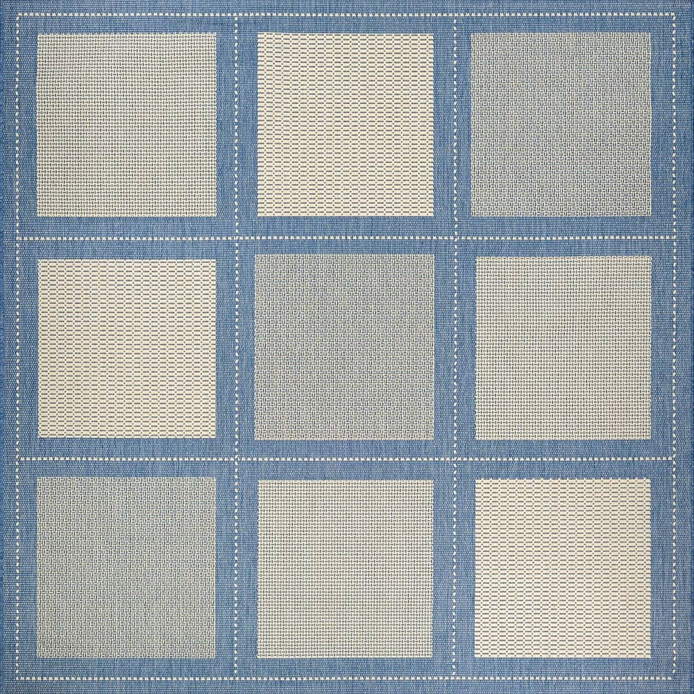 Dream Decor Rugs Pergola Checkers Indoor Outdoor Area Rug