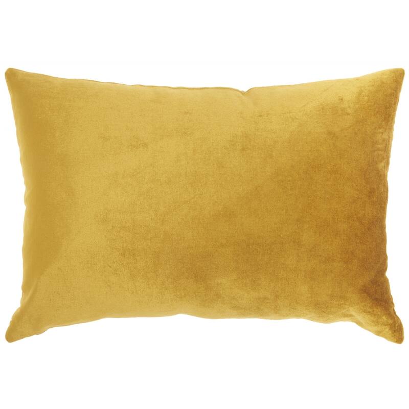 HomeRoots Bold Golden Leopard Lumbar Pillow
