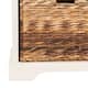 SAFAVIEH Freddy Distressed White Wicker Storage Bench - 33.5" x 16.1" x 19.9"