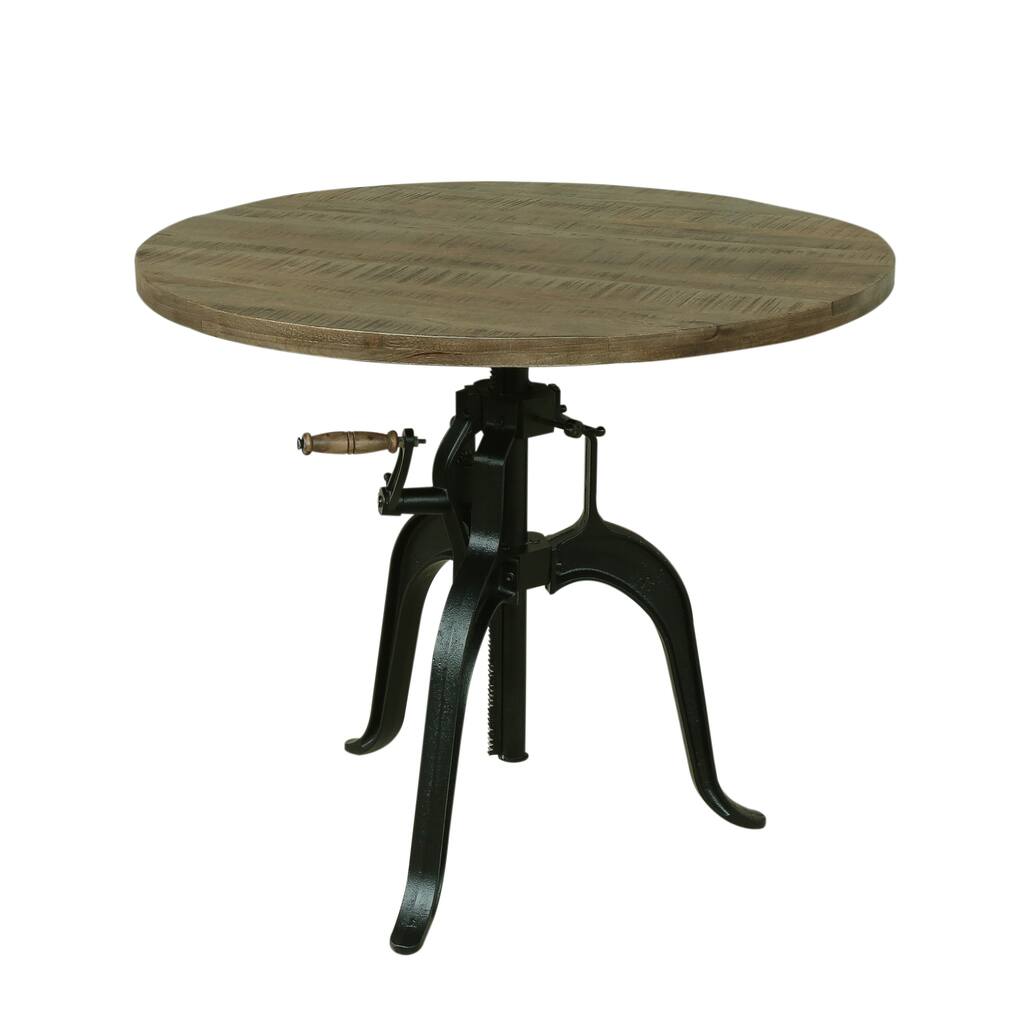 Sienna Adjustable Height Round Dining Table