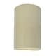 preview thumbnail 1 of 0, Justice Design Ambiance - Small ADA Cylinder Wall Sconce - Closed Top (Outdoor) - Replaceable Bulb Vanilla Gloss
