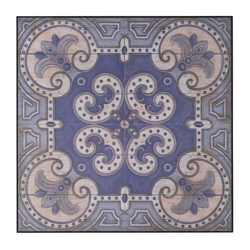 Large Wall Art Panel, Square Wall Decor for Living Room Dining Room - Black