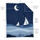 preview thumbnail 3 of 8, Lambs & Ivy Little Skipper 3-Piece Sailboat Nautical Nursery Crib Bedding Set