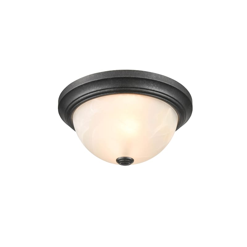Millennium Lighting Metal 2 Light Flush Mount Ceiling Fixture in Multiple Finishes - N/A