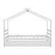 preview thumbnail 34 of 49, Roof styled wooden bed with trundle