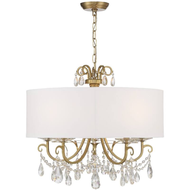 Crystorama Lighting Group Othello 5 Light 24" Wide Hand Cut Crystal