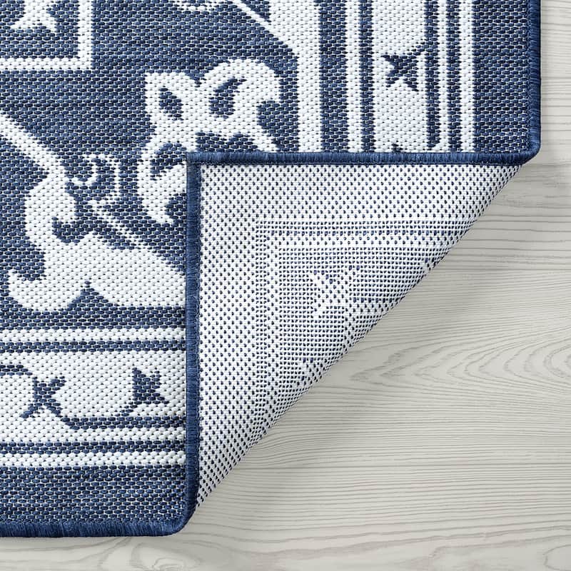Exo Coastal Oriental Indoor/Outdoor Area Rug