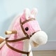 preview thumbnail 5 of 8, Plush Rocking Horse for Kids with Interactive Sounds, Soft Body, Footrests, and Lightweight Design