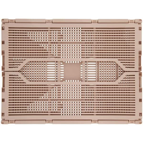 Domiella 2-Pack Crates for Storage, Storage Crates Plastic Stackabl Domiella 2-Pack Crates for Storage, Storage Crates Plastic Stackabl