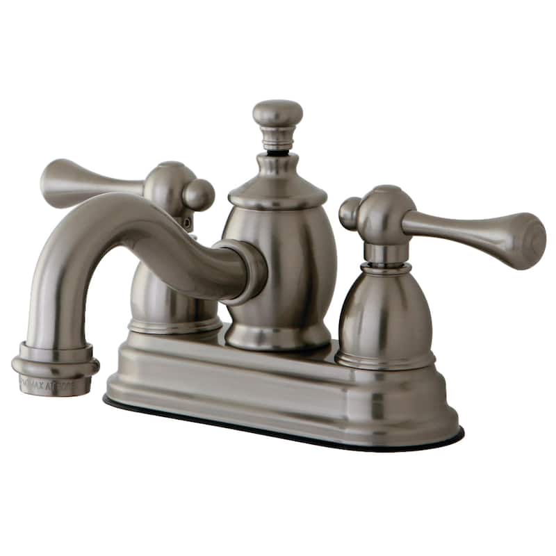 Kingston Brass Vintage 1.2 GPM Centerset Bathroom Faucet with Pop-Up - Brushed Nickel