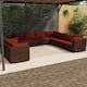 Option Brown/Cinnamon red 14 x Back pillow