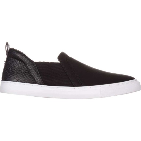 guess black slip on sneakers