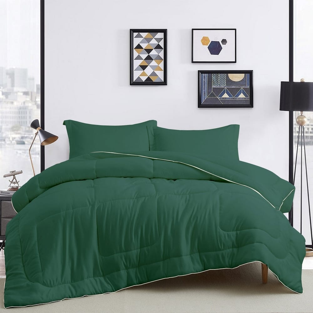 All Season Satin Down Alternative Comforter Set