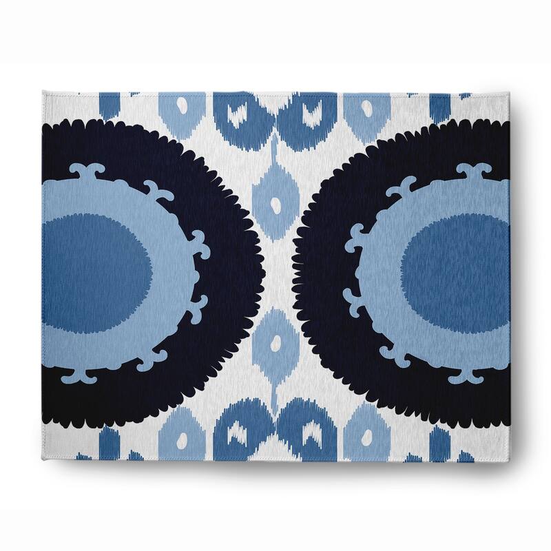 Boho Soft Chenille Rug - 8' x 10' - Blue