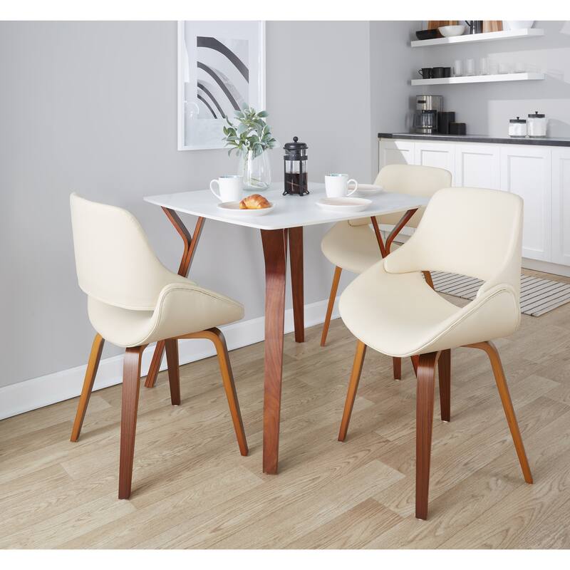 Carson Carrington Svellingen Mid-Century Modern Cross Frame Bent Wood Chair (Set of 2)