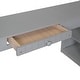 preview thumbnail 16 of 23, Twin Size Wooden Loft Bed with Desk, 2 Drawers, Cabinet, 4 Shelves, Full-Length Guardrail