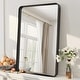 preview thumbnail 80 of 141, Apmir Metal Frame Tempered Glass Bathroom Vanity Mirror for Wall, Cloakroom, Bedroom