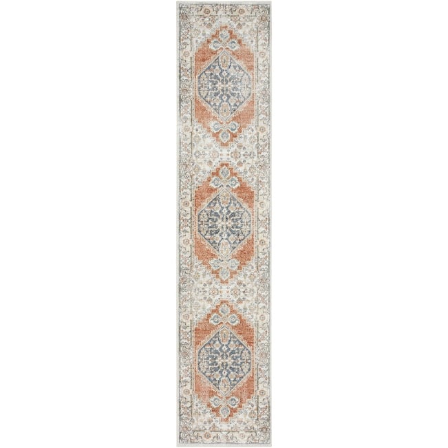 Nourison Abby Machine Washable Indoor only Persian Distressed Area Rug