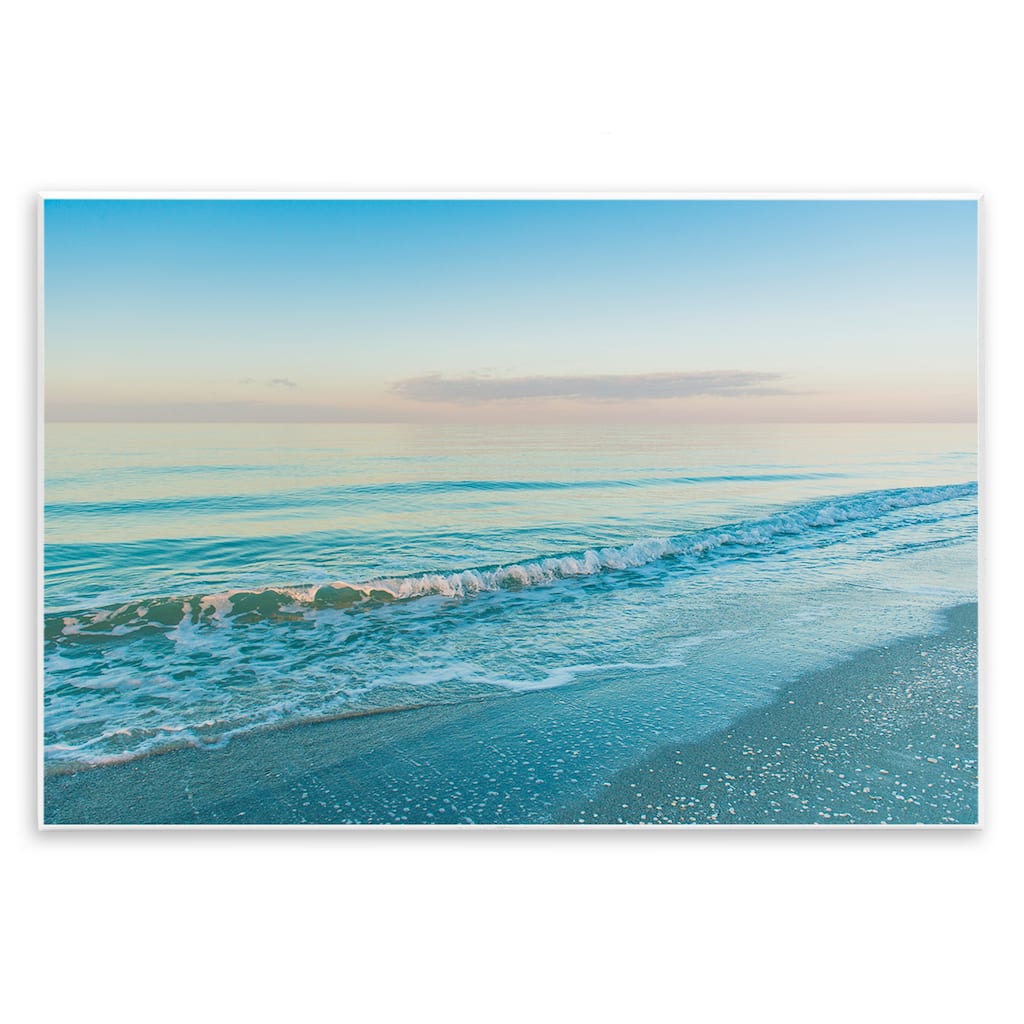 Stupell Serene Waves at Sunrise Wall Plaque Art Design By Mary Lou Johnson