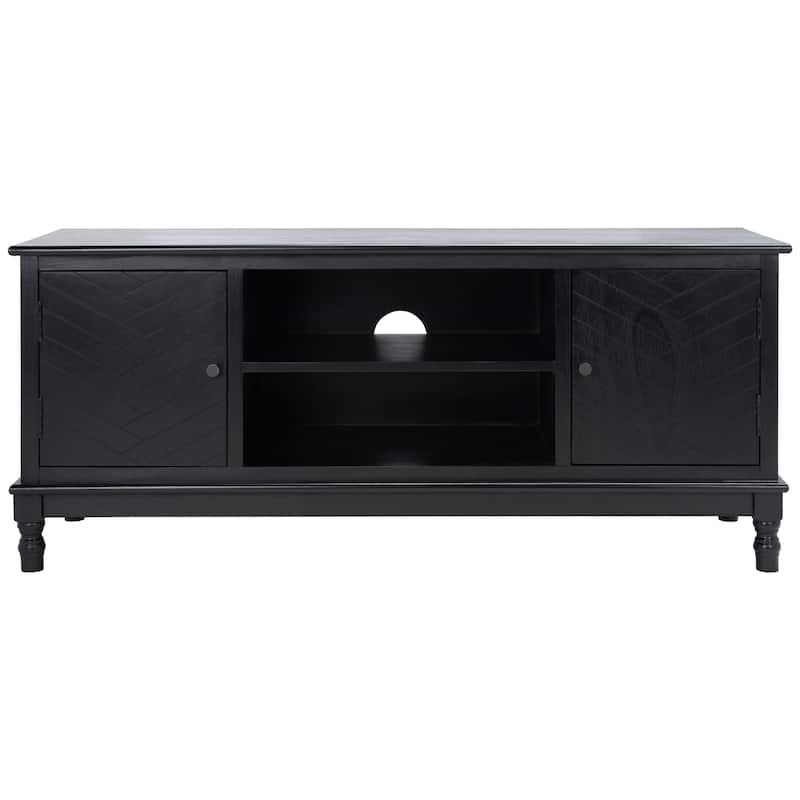 SAFAVIEH Magnolia 2-Door 2-Shelf Storage TV Media Stand - 47.3" W x 15.8" L x 20" H