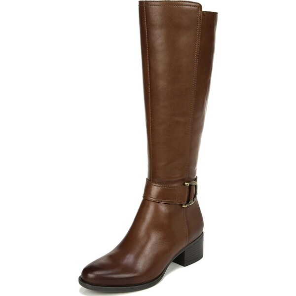 Naturalizer Womens Kelso Riding Boots Wide Calf Leather. Opens flyout.