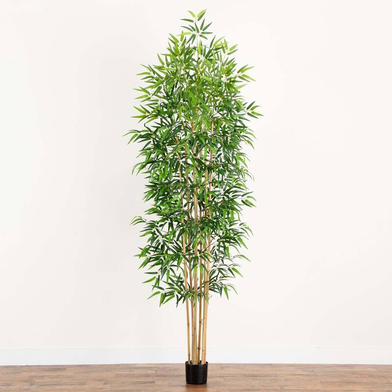 Bamboo Artificial Potted Tree - 9' - Green